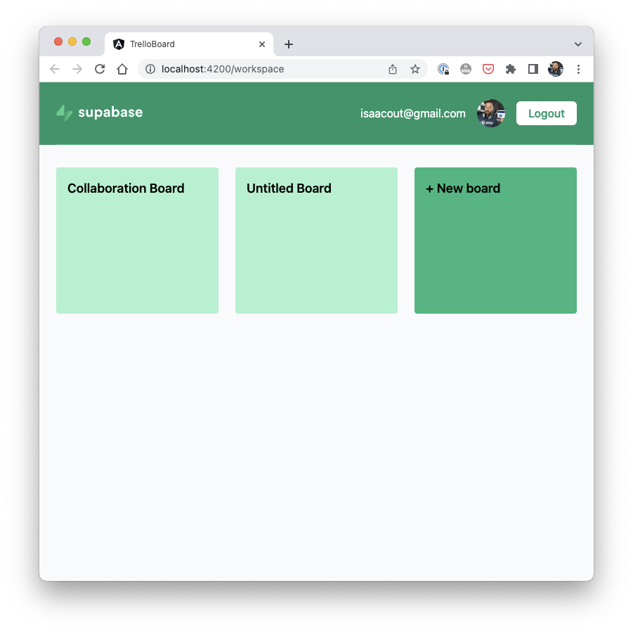 Building a Realtime Trello Board with Supabase and Angular